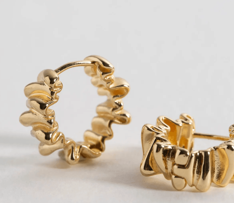 Wild - Chunky Texture Hoop Earrings