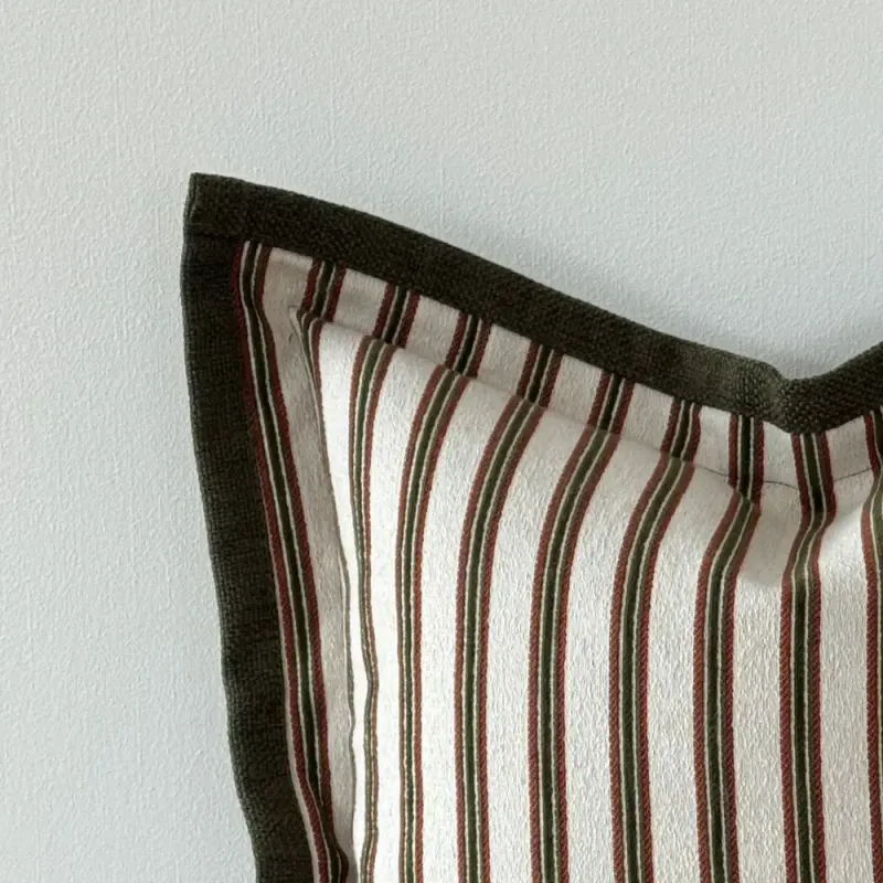 Fleur Putetrekk Terracotta Striper 45*45cm