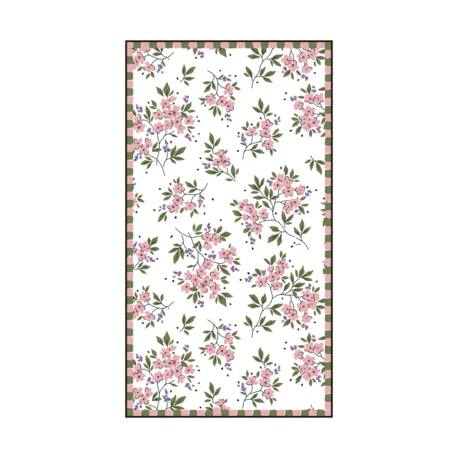 Hovedbilde Servietter rosa blomstereng