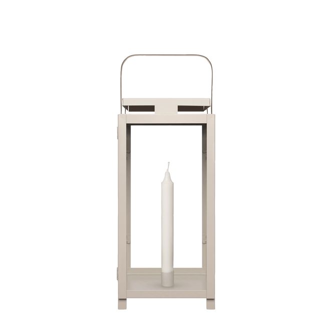 Hovedbilde Ernst lyslykt 43cm Beige