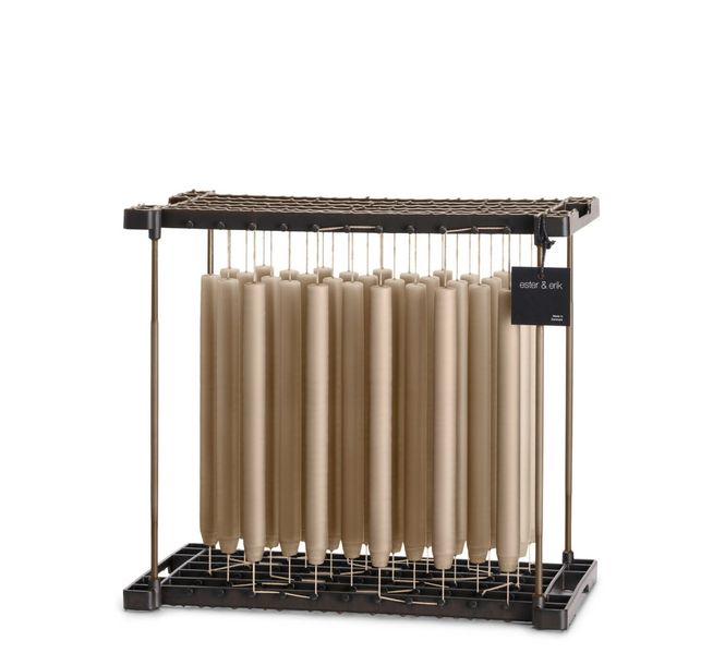 Hovedbilde Ester & Erik Sylinder lys 28cm Nougat Note 2PK