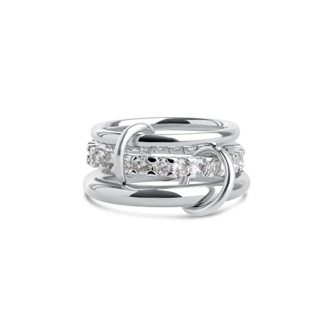 Hovedbilde ETHEL - STACKED RING CRYSTAL STAINLESS STEEL ...