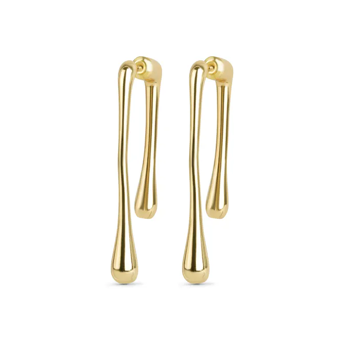 Hovedbilde CORINNE - DROP BAR EARRINGS STAINLESS STEEL GOLD