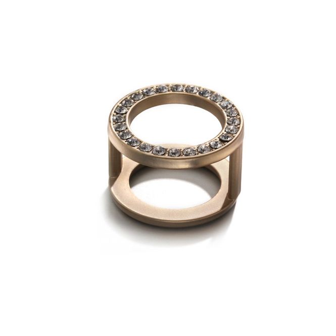 Hovedbilde Bandana ring rund Champagne 