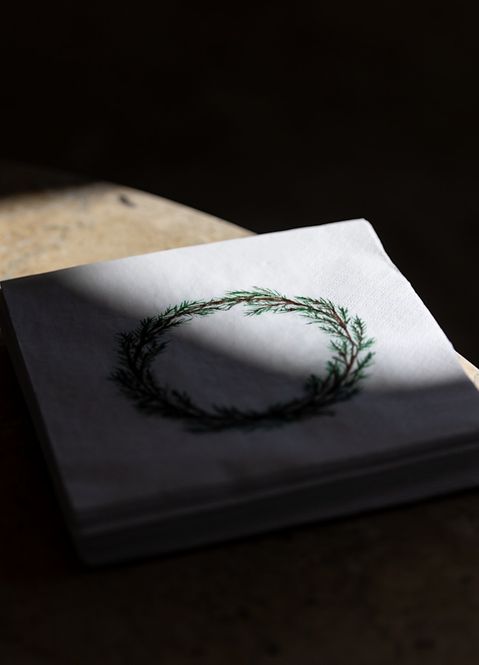 Hovedbilde Servietter Julekrans