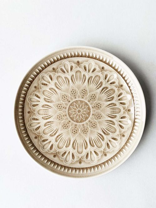 Hovedbilde Valborg asjett 20,5cm Sand